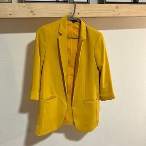 Yellow express blazer